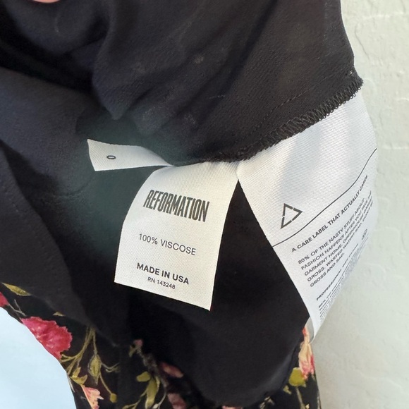 Reformation Maiden Dress in carondelet size 0 NWT - Picture 10 of 14